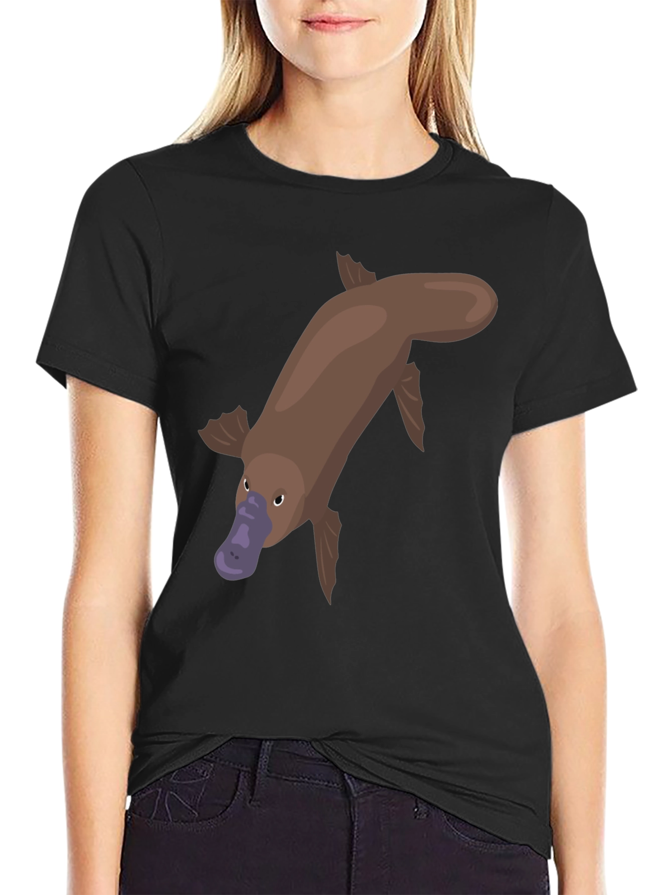 Platypus Graphic Tee - Unique Animal Shirt