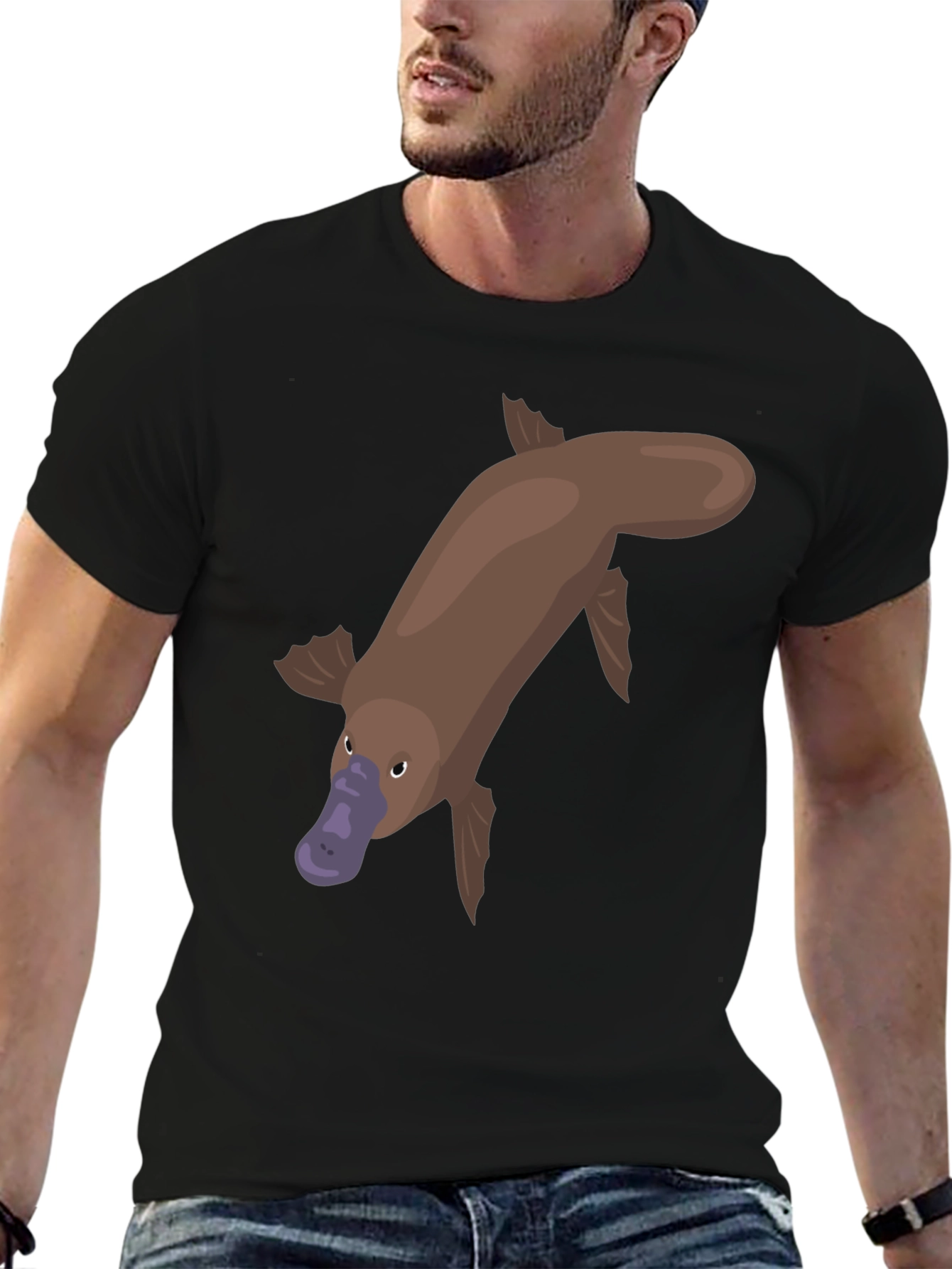 Platypus Graphic Tee - Unique Animal Shirt