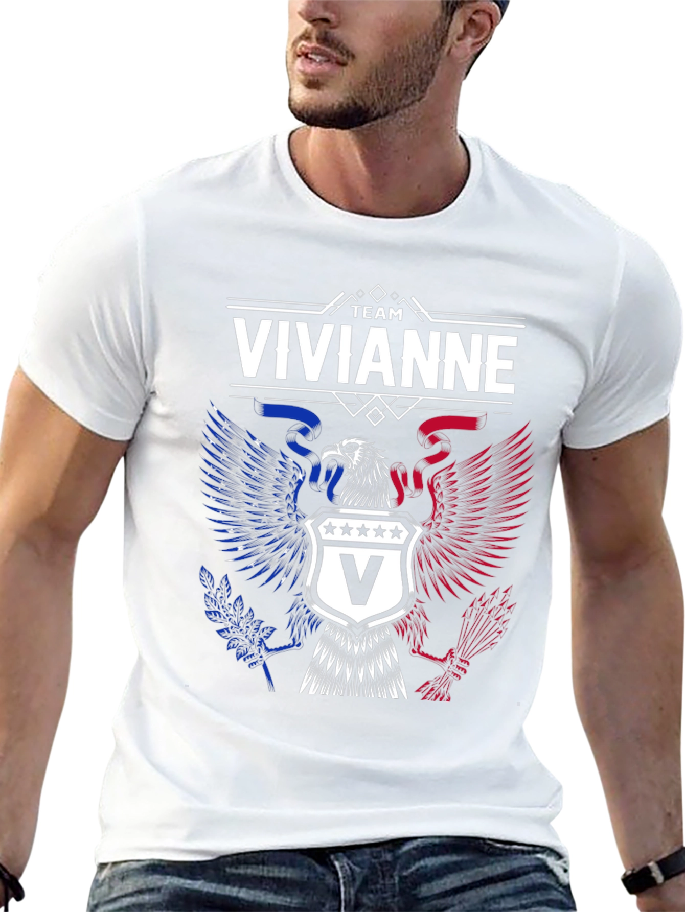 Team Vivianne Eagle Crest Graphic T-Shirt
