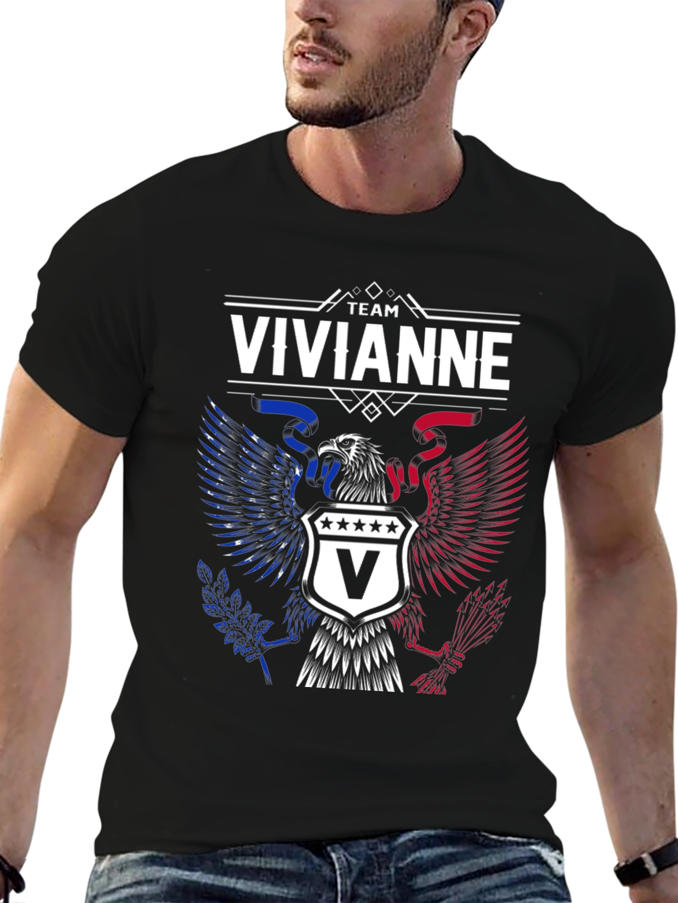 Team Vivianne Eagle Crest Graphic T-Shirt