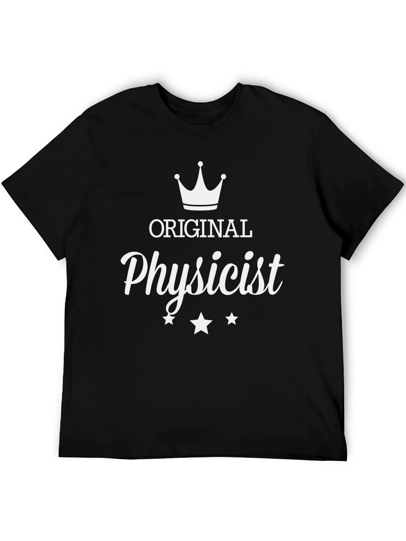 Original Physicist T-Shirt - Black Crew Neck