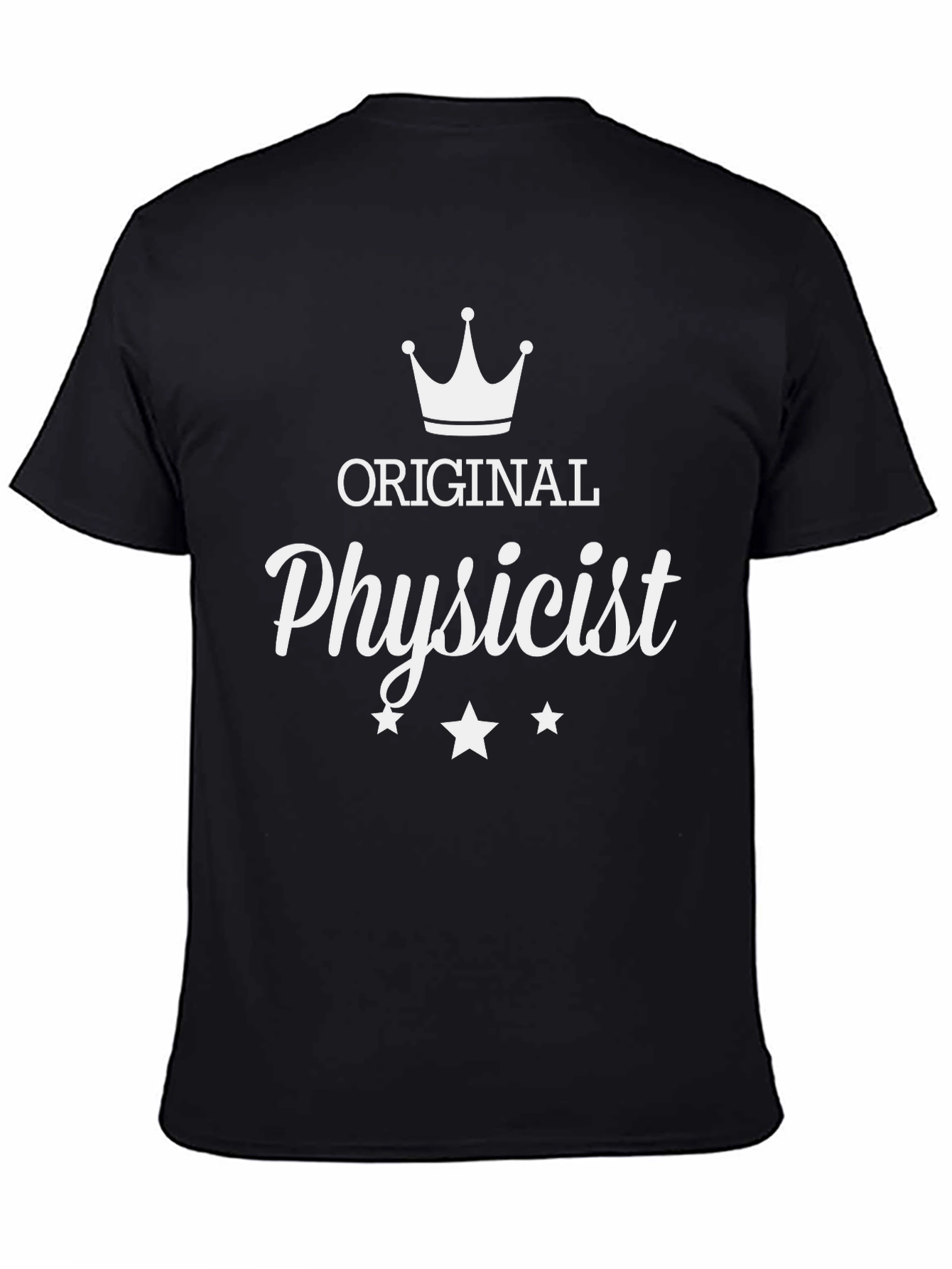 Original Physicist T-Shirt - Black Crew Neck