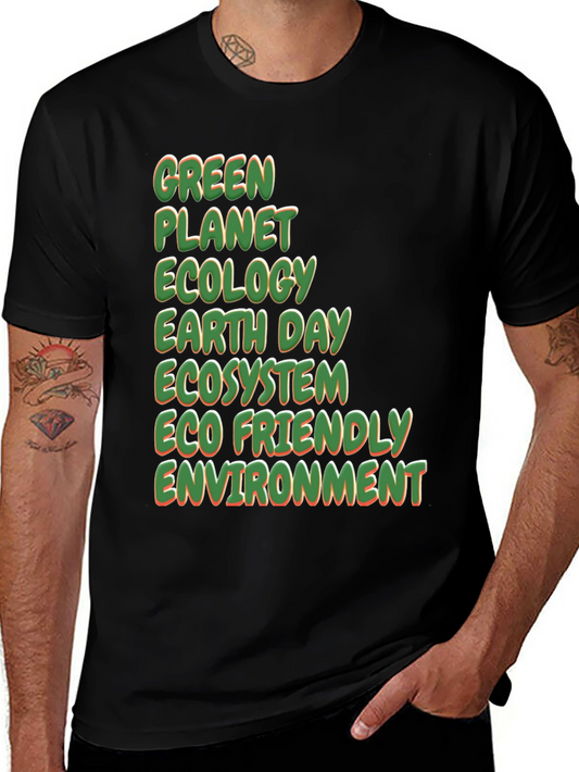 Eco-Friendly Graphic T-Shirt - Green Planet Ecology
