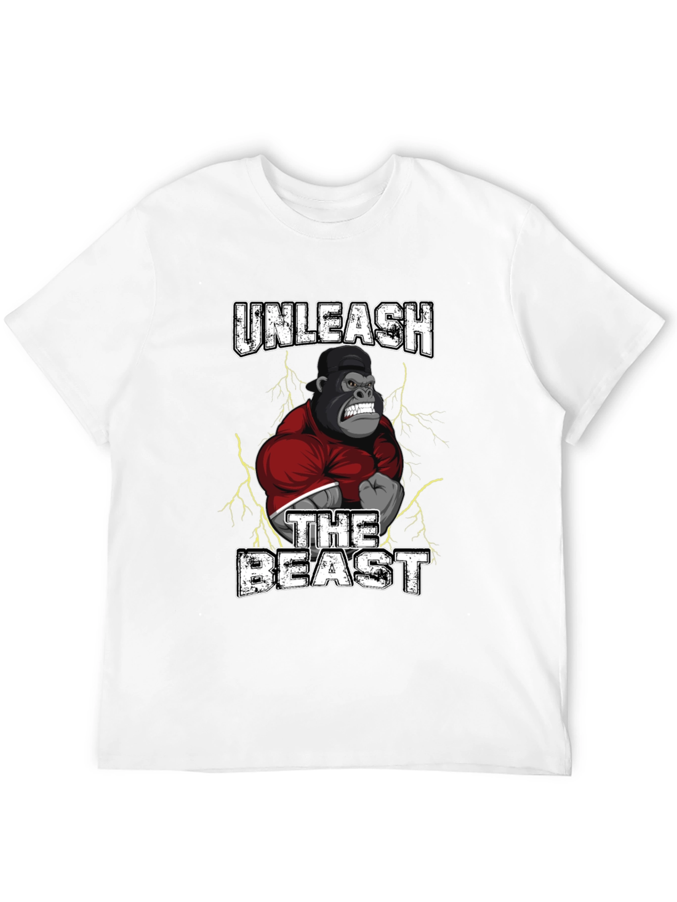 Unleash the Beast Gorilla Graphic T-Shirt