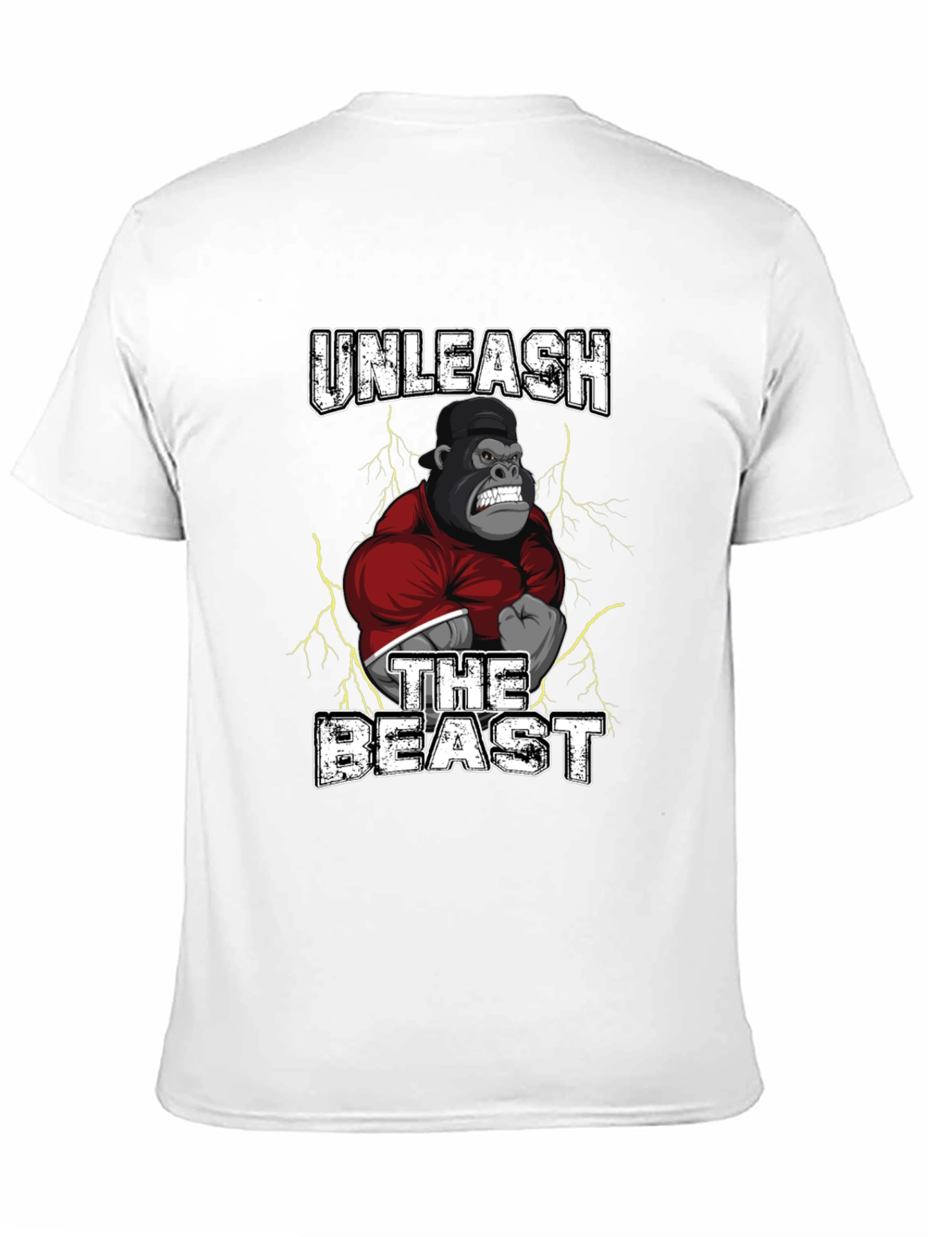 Unleash the Beast Gorilla Graphic T-Shirt
