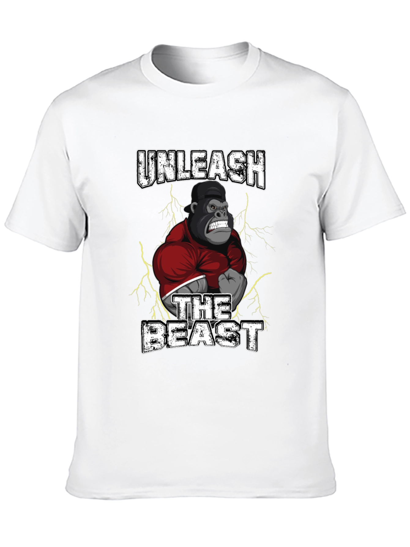 Unleash the Beast Gorilla Graphic T-Shirt