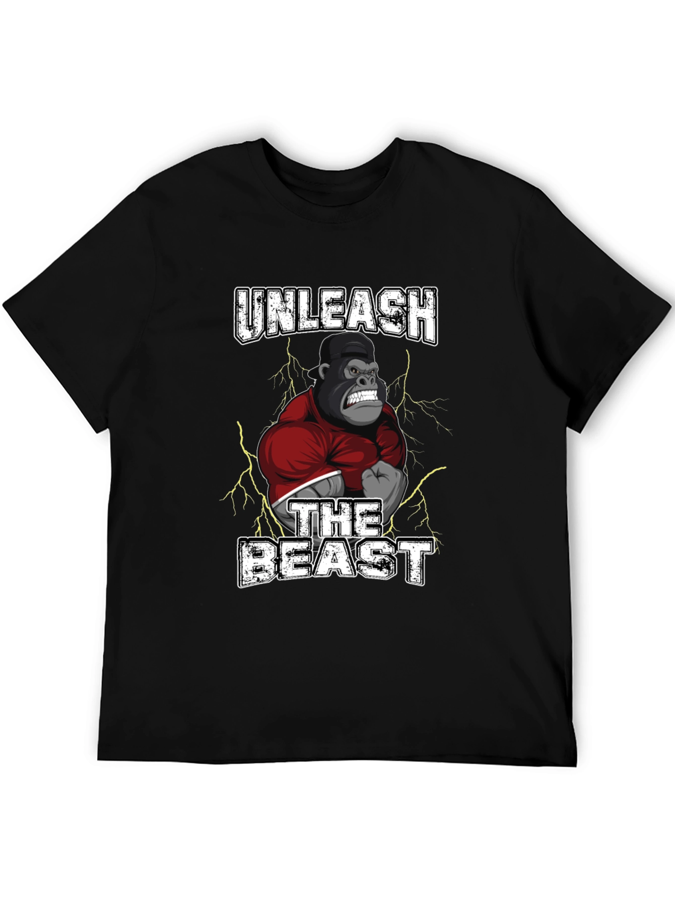 Unleash the Beast Gorilla Graphic T-Shirt