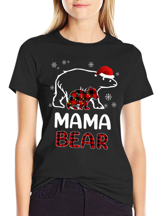 Mama Bear Christmas T-Shirt
