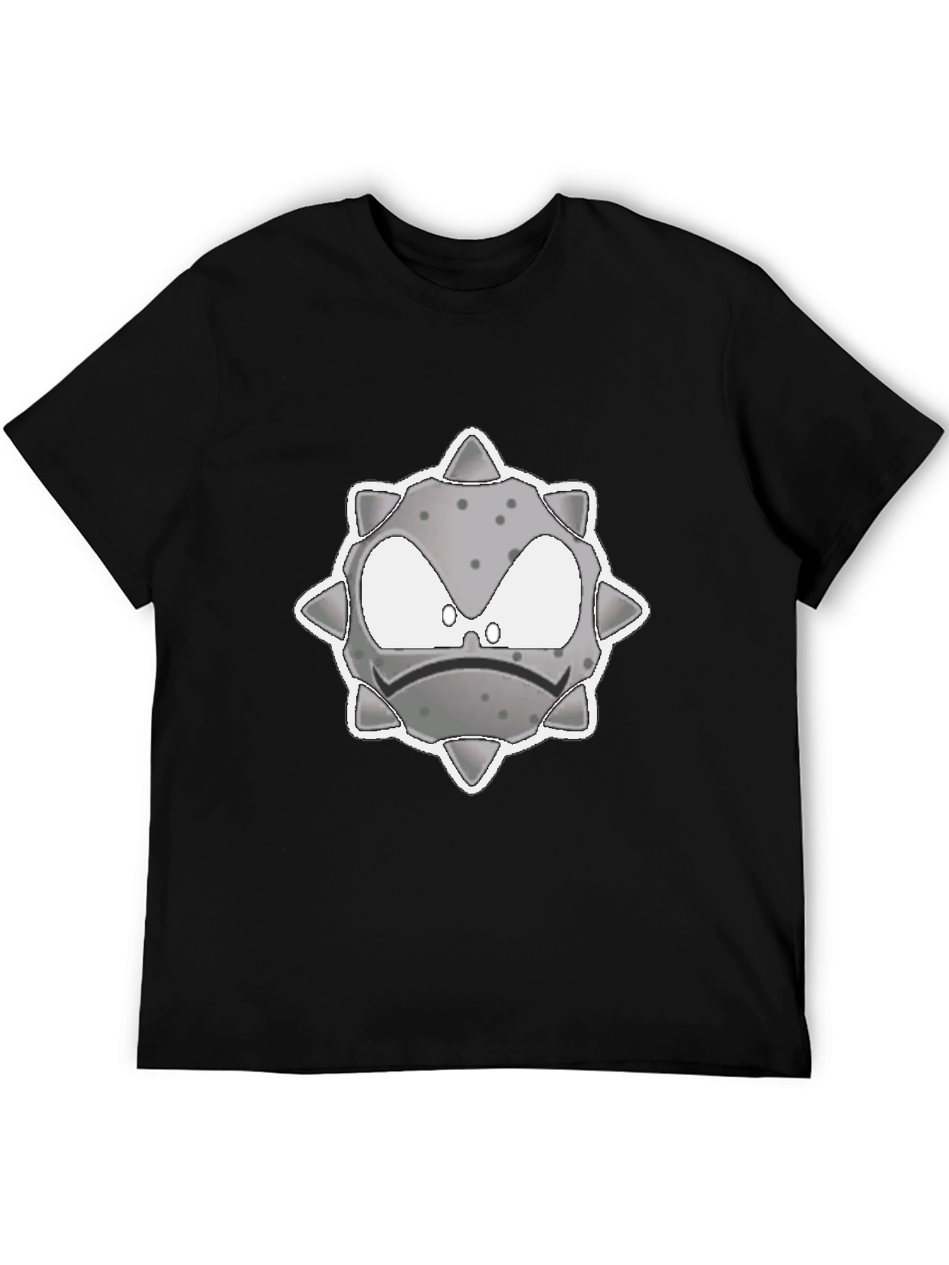 Spiky Grey Character Graphic Tee