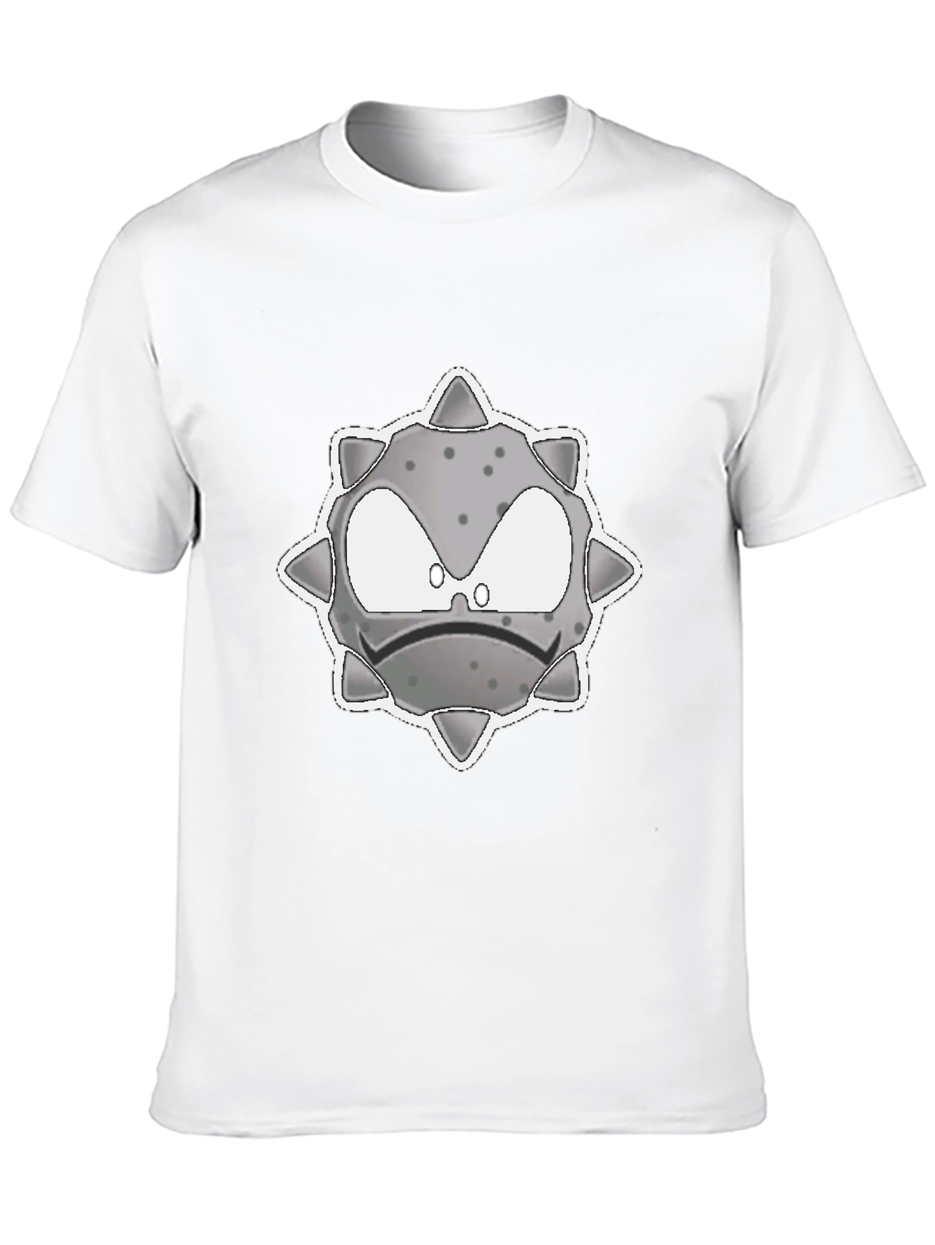 Spiky Grey Character Graphic Tee