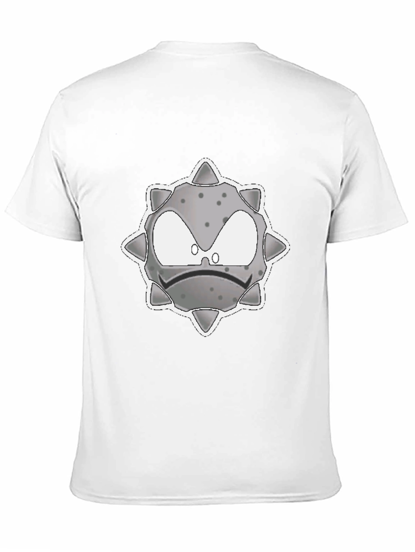 Spiky Grey Character Graphic Tee