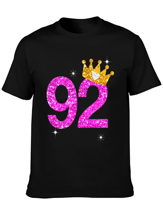 92nd Birthday Crown T-Shirt