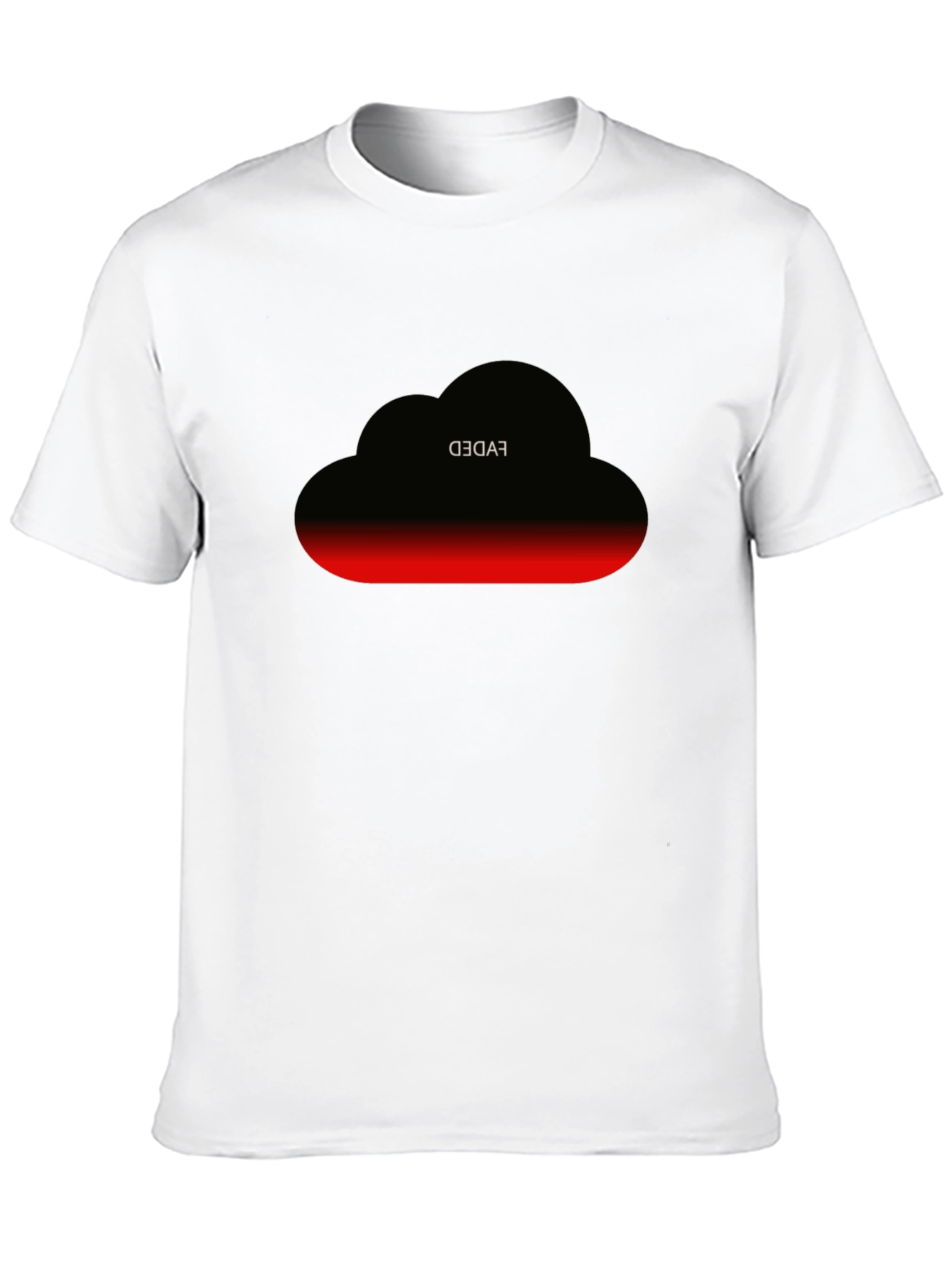 Faded Cloud Graphic T-Shirt - Modern Design