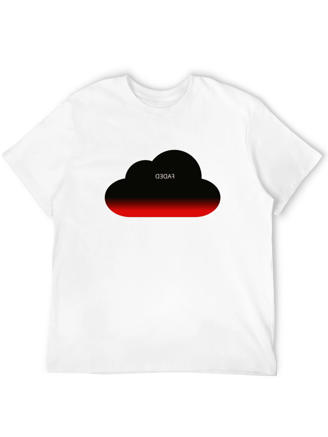 Faded Cloud Graphic T-Shirt - Modern Design