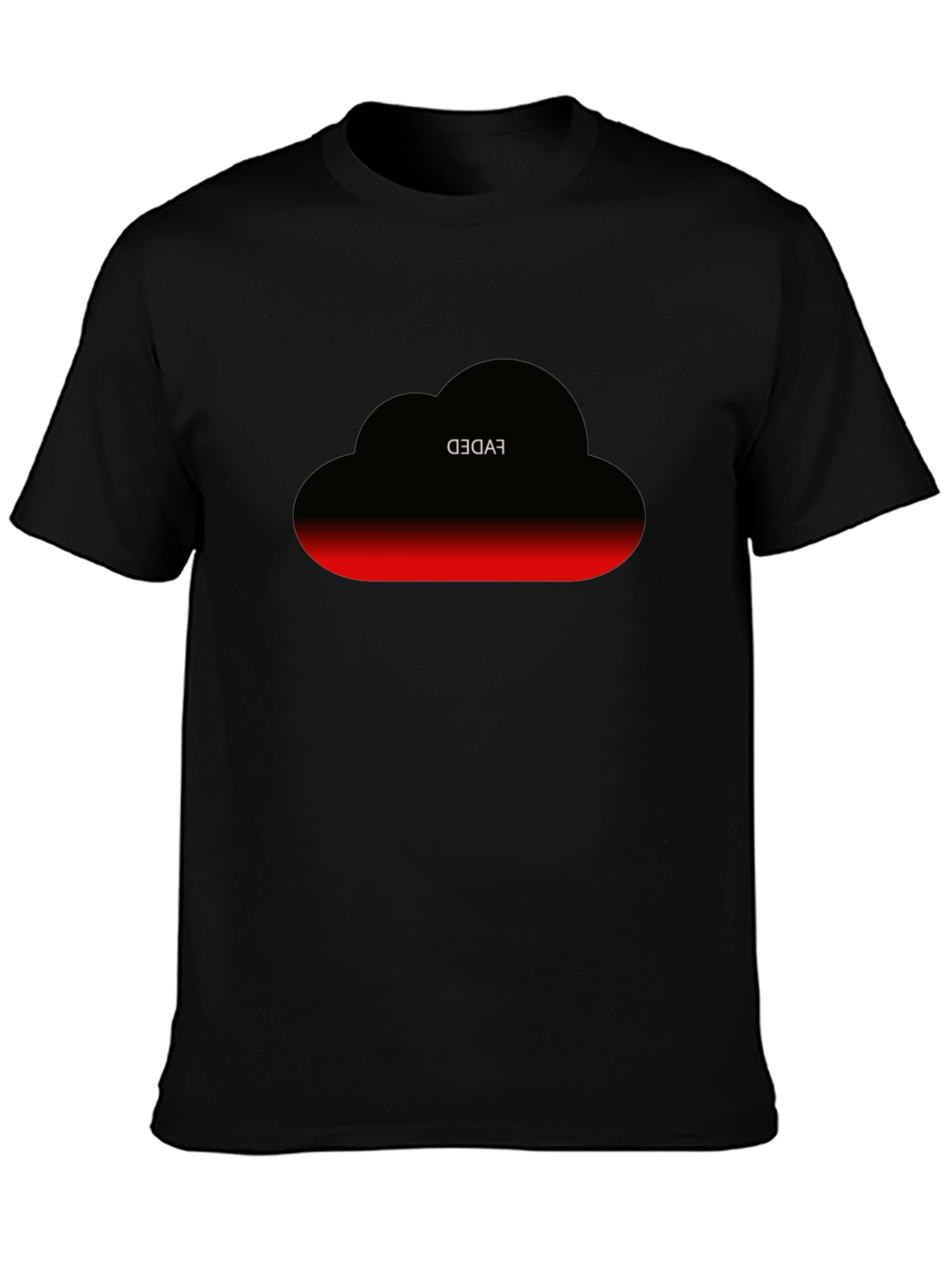 Faded Cloud Graphic T-Shirt - Modern Design