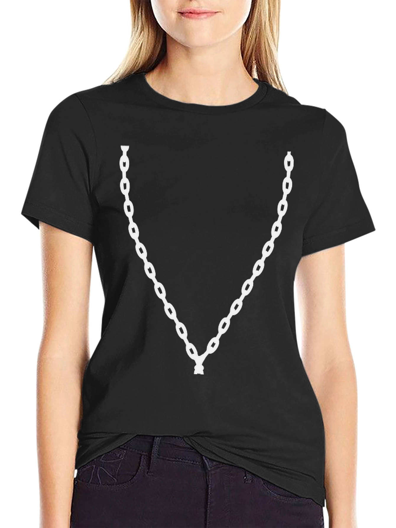 Chain Graphic Tee - Bold Statement T-Shirt