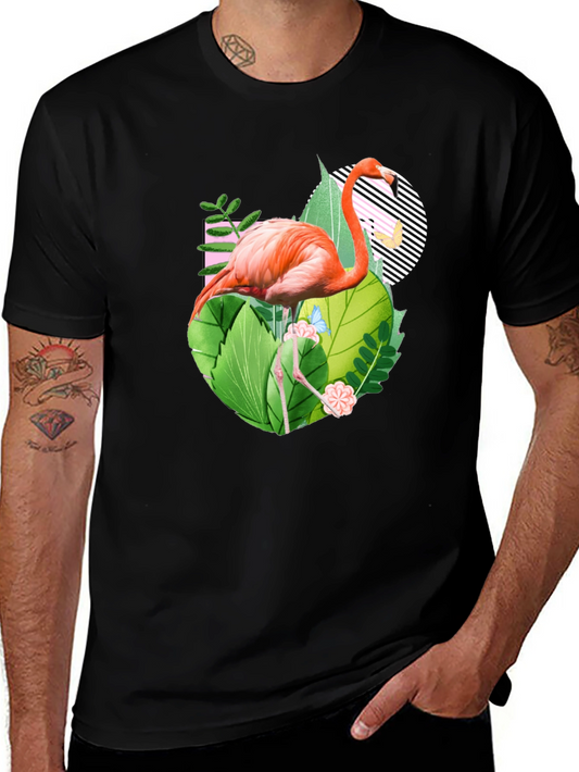 Tropical Flamingo Graphic Tee