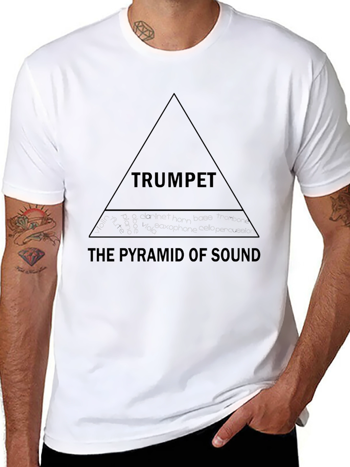 Pyramid of Sound Black T-Shirt