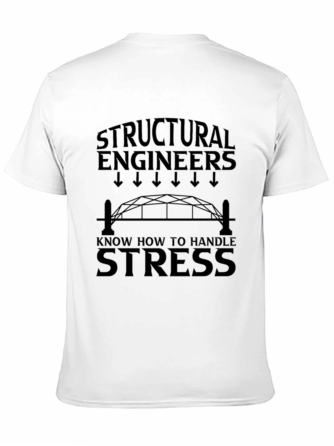 Structural Engineer Stress T-Shirt - Black