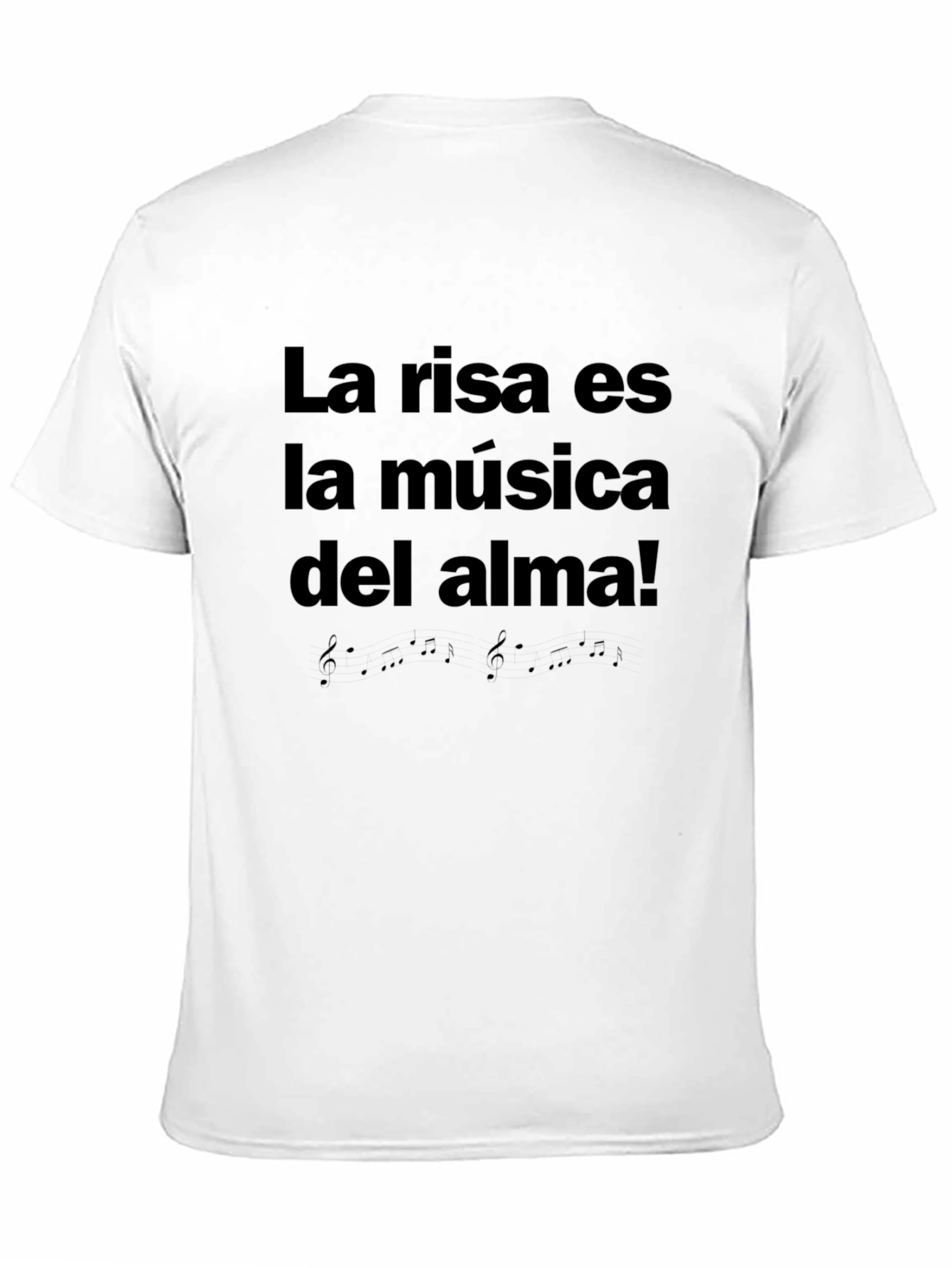 La Risa Es La Música del Alma Black T-Shirt
