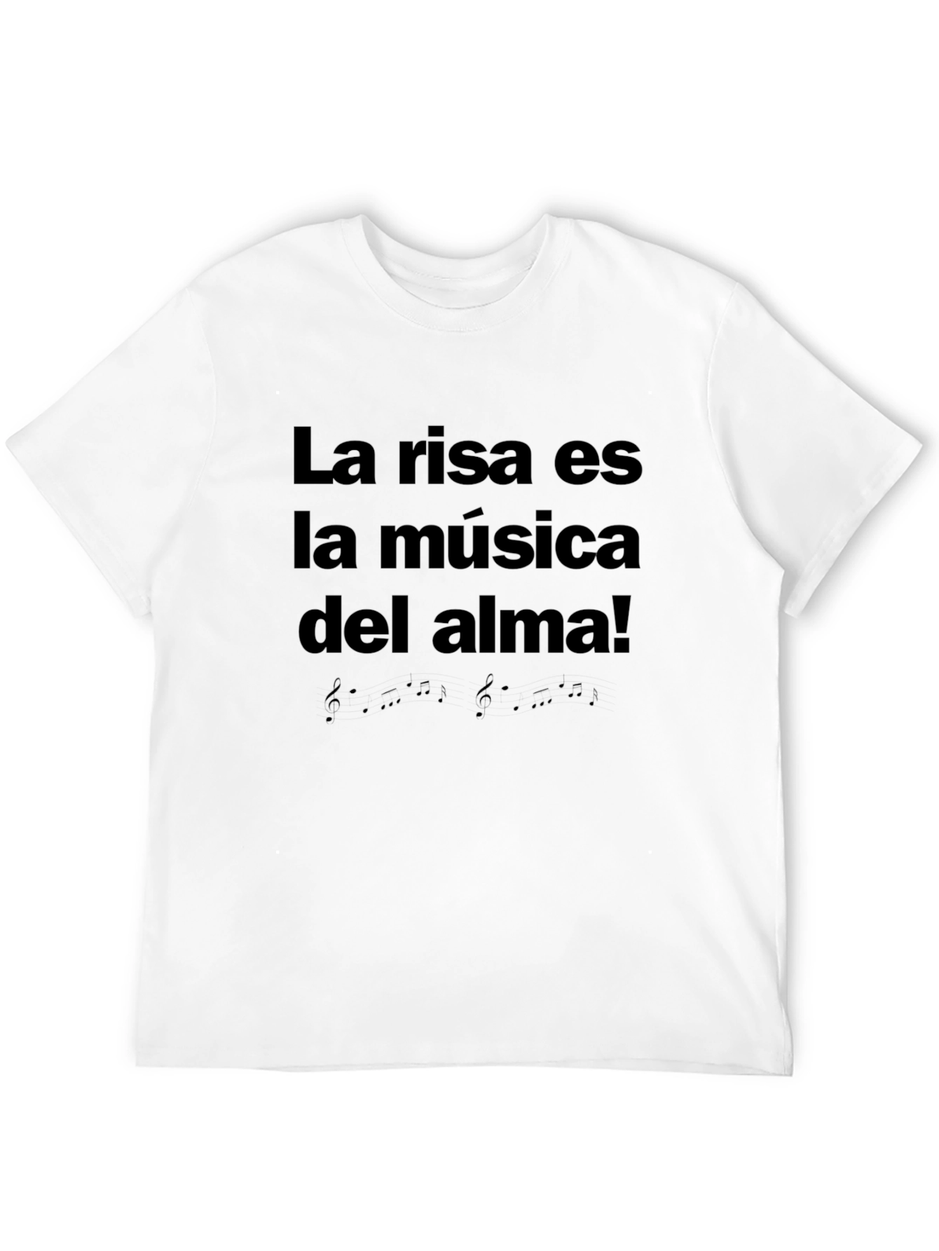 La Risa Es La Música del Alma Black T-Shirt