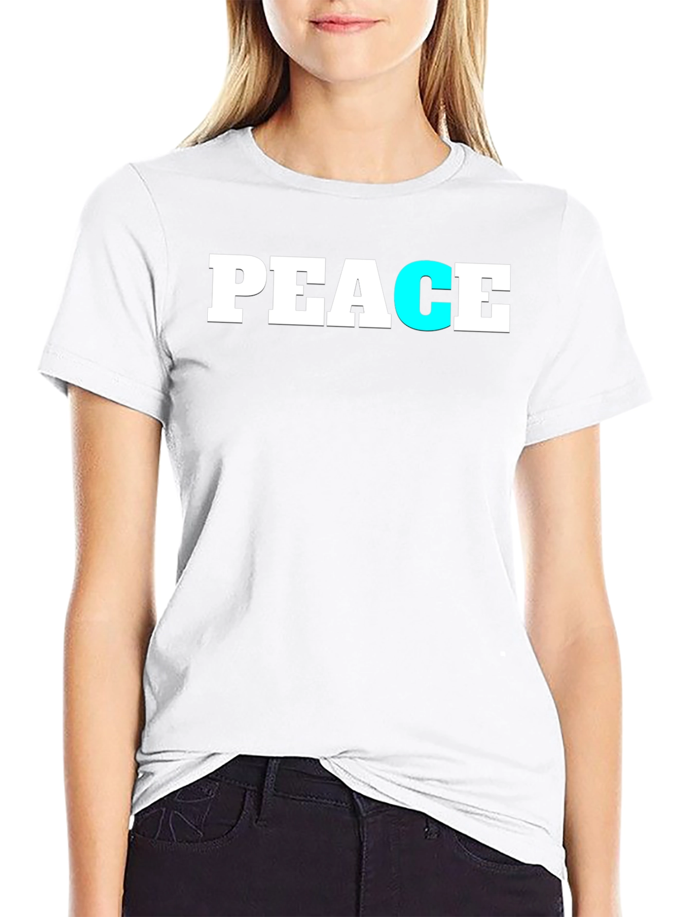 Peace Graphic Tee - Soft Cotton Blend