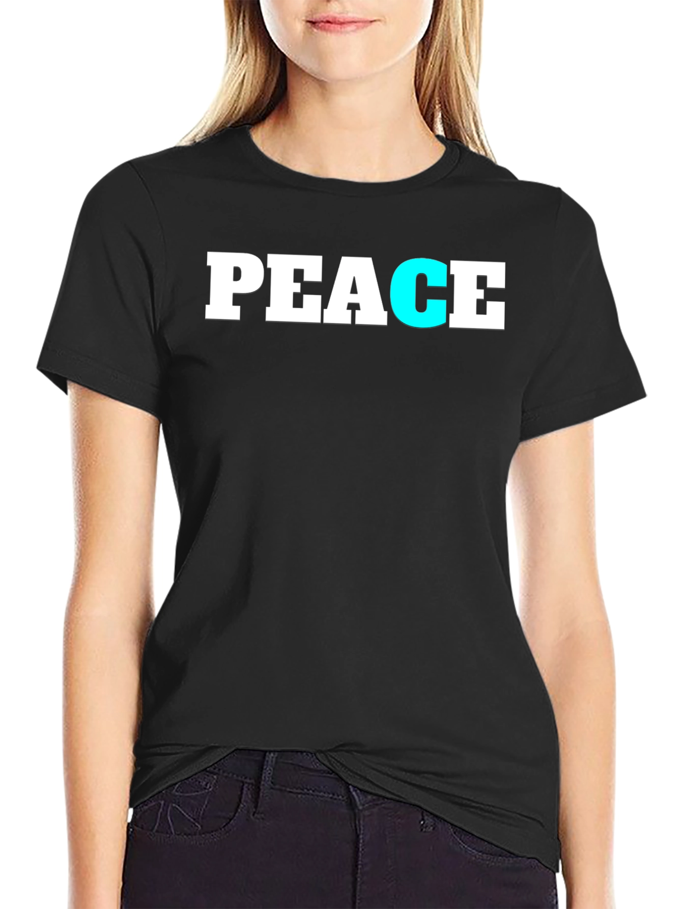 Peace Graphic Tee - Soft Cotton Blend