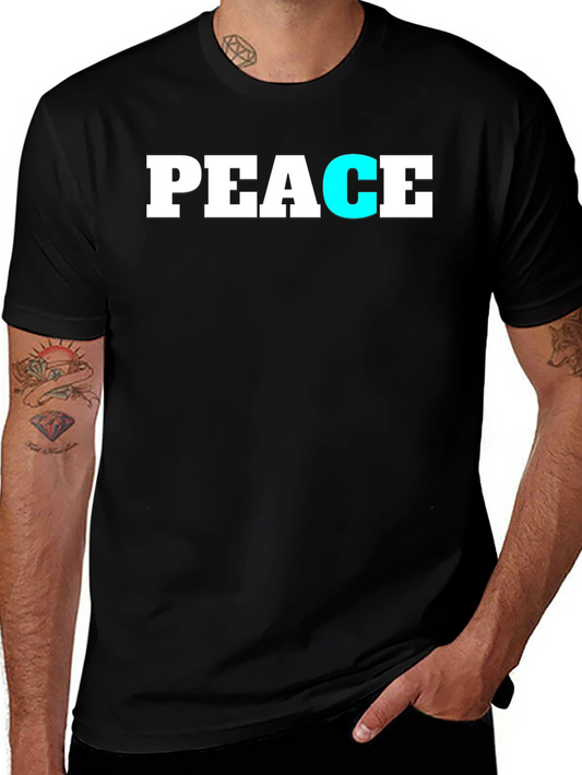 Peace Graphic Tee - Soft Cotton Blend