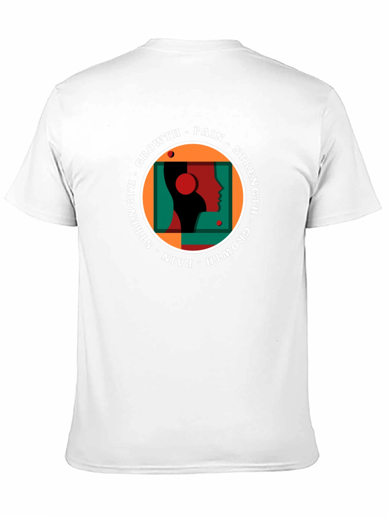 Growth Pain Strength Graphic Tee - Black
