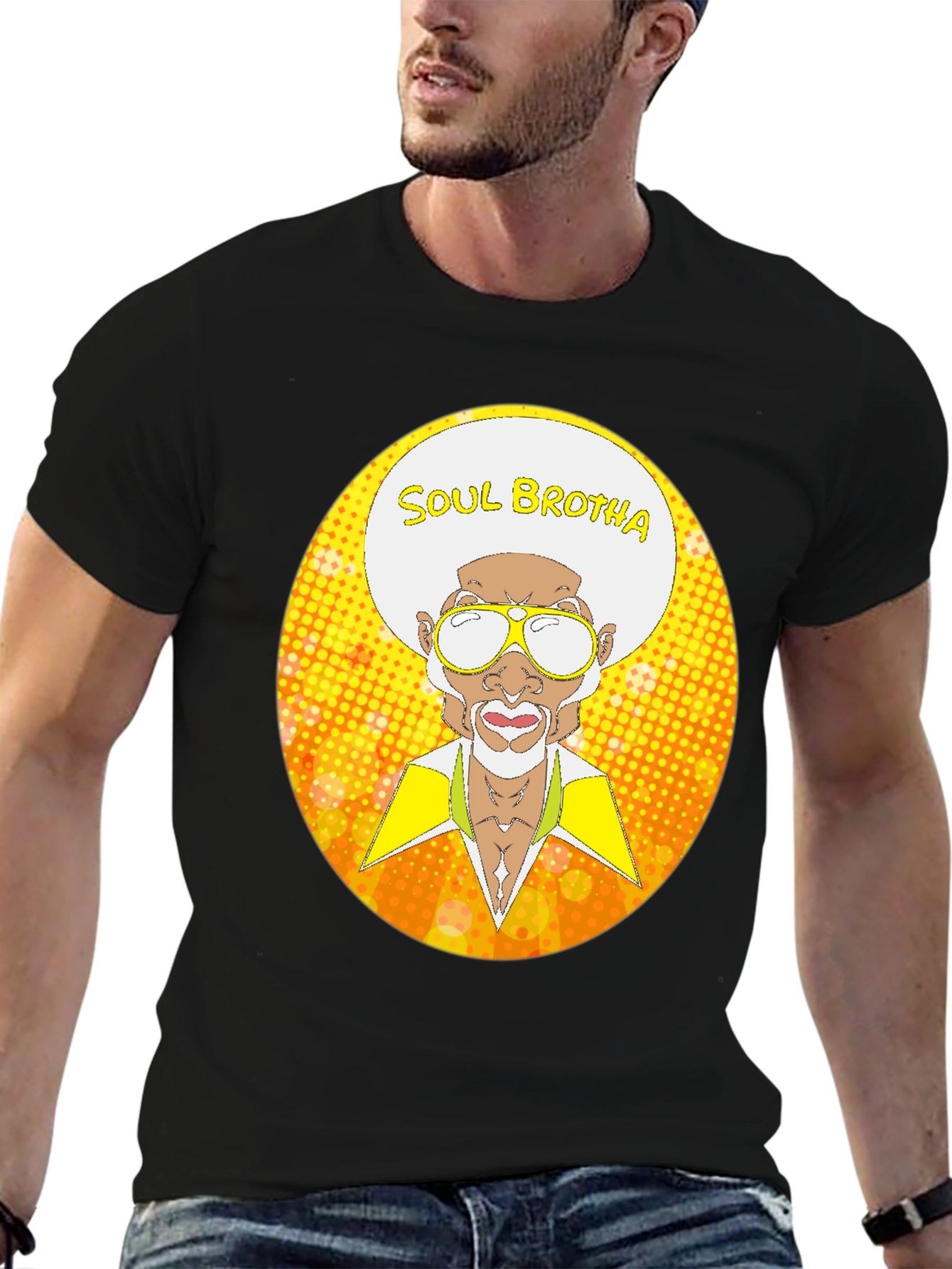 Soul Brotha Graphic T-Shirt - Retro Style