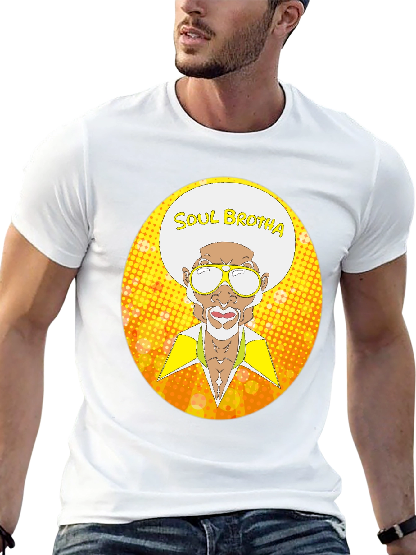 Soul Brotha Graphic T-Shirt - Retro Style
