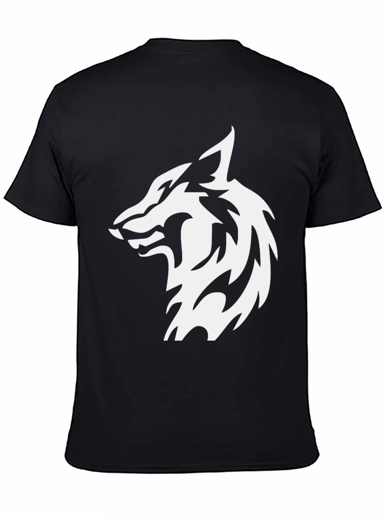 Wolf Graphic Black T-Shirt