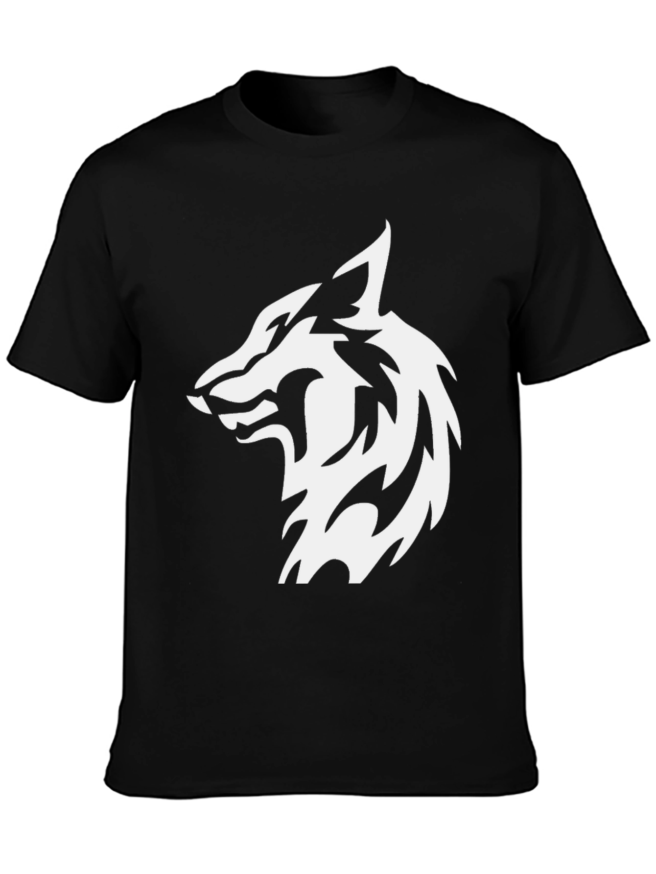Wolf Graphic Black T-Shirt