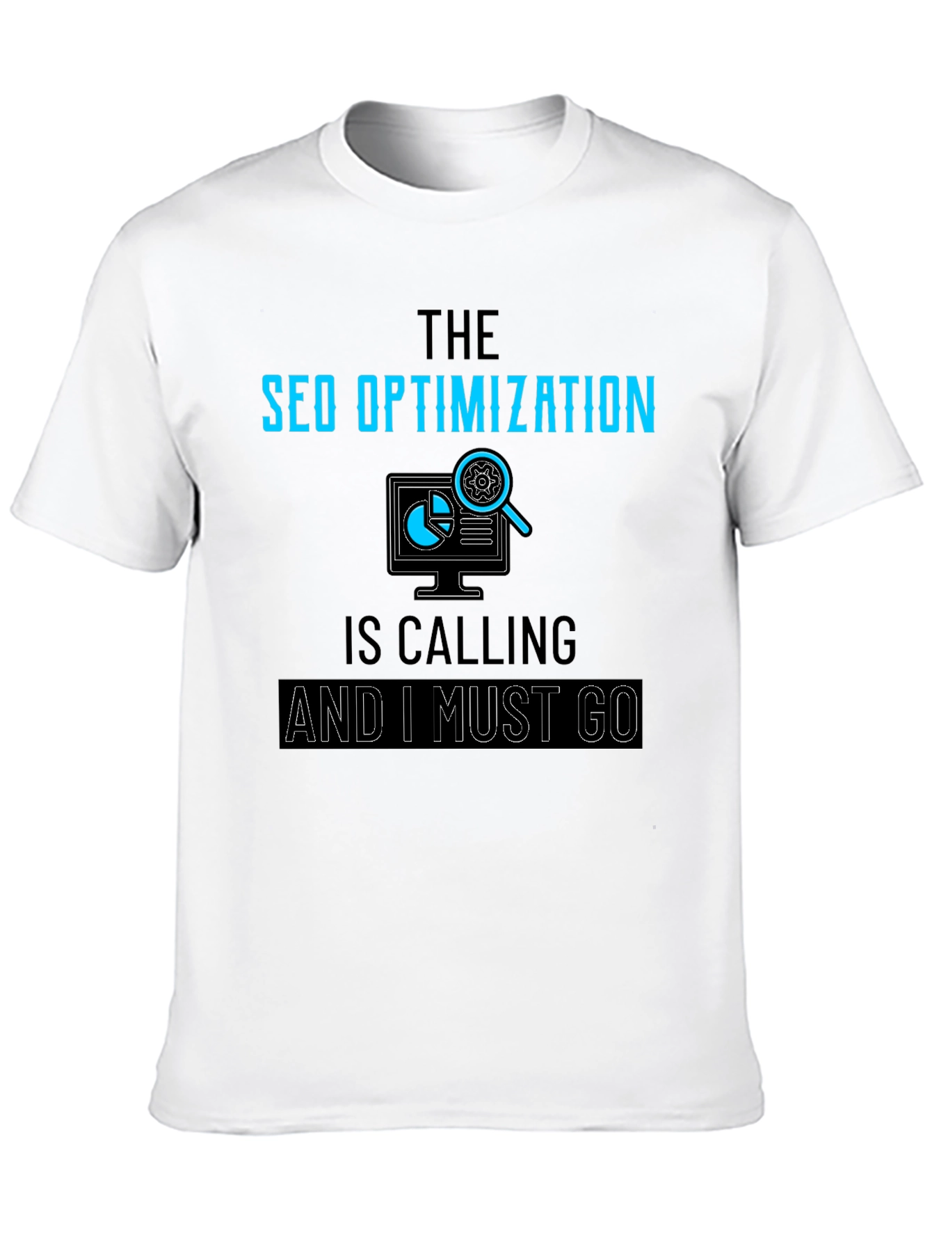 SEO Optimization Calling Black T-Shirt