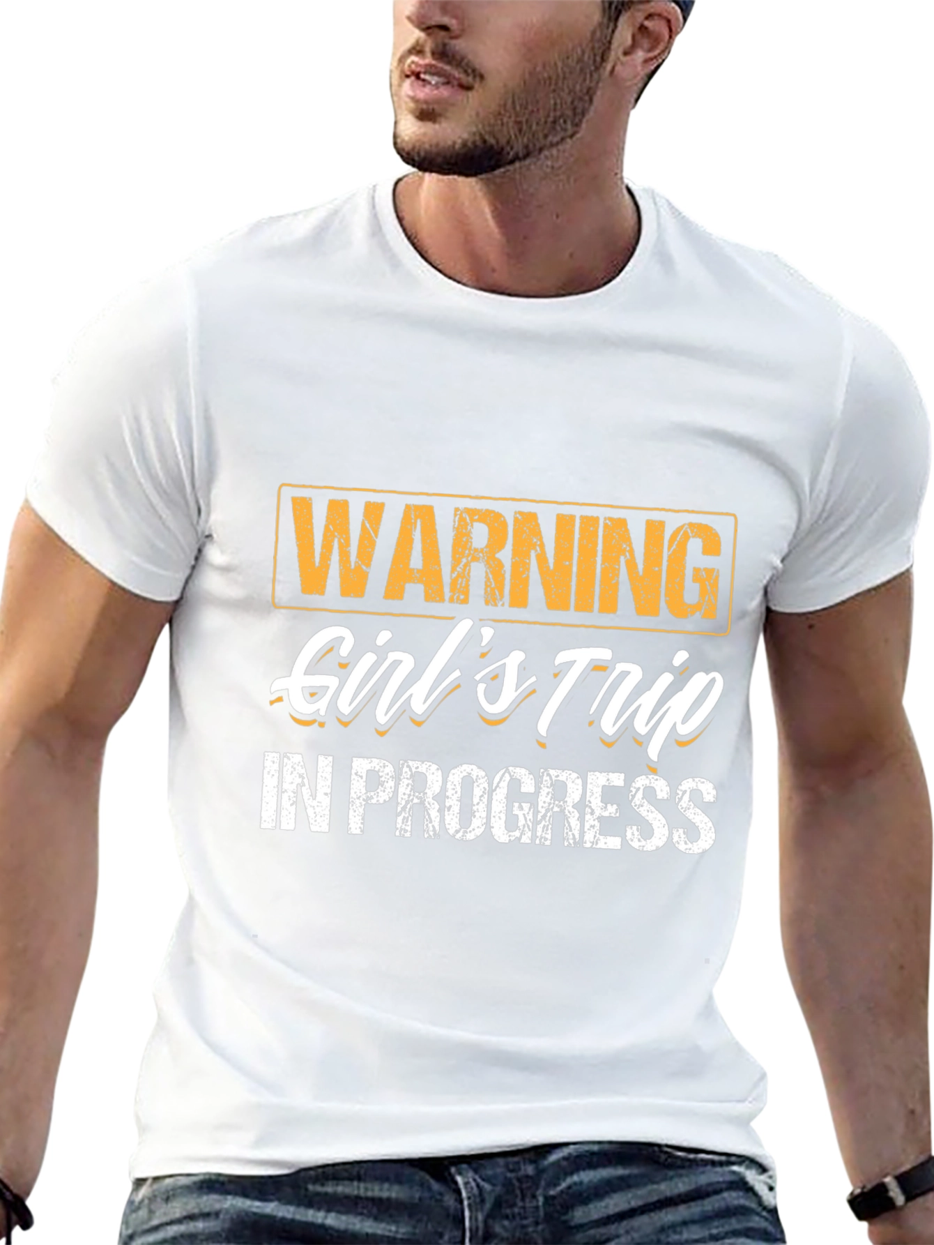 Girls Trip in Progress T-Shirt - Funny Vacation Tee