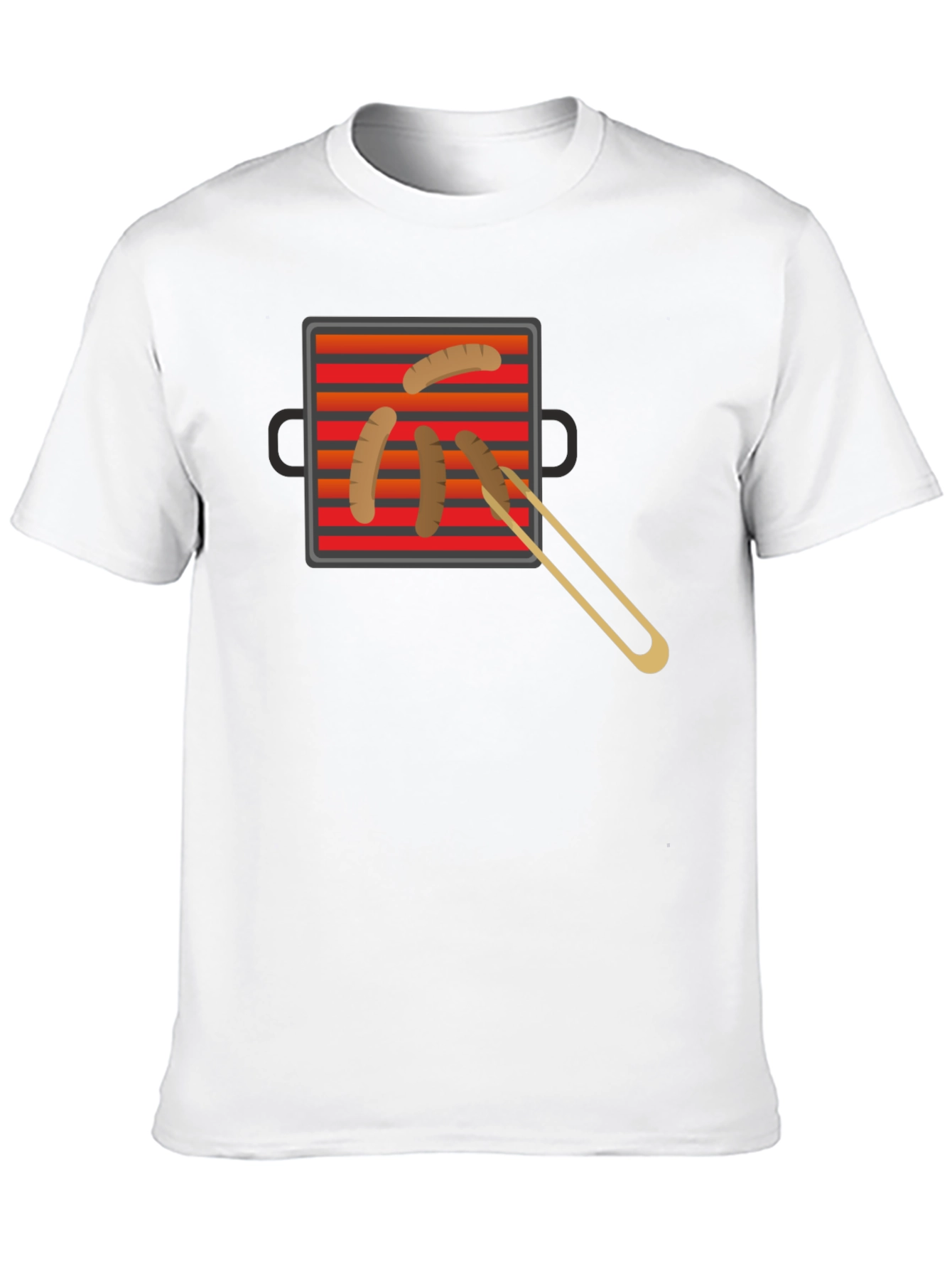 Grilling Time T-Shirt - BBQ Sausage Graphic Tee