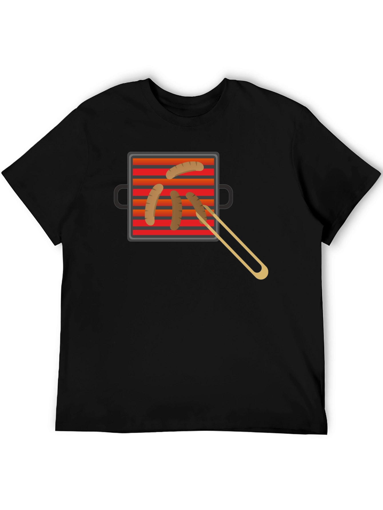 Grilling Time T-Shirt - BBQ Sausage Graphic Tee