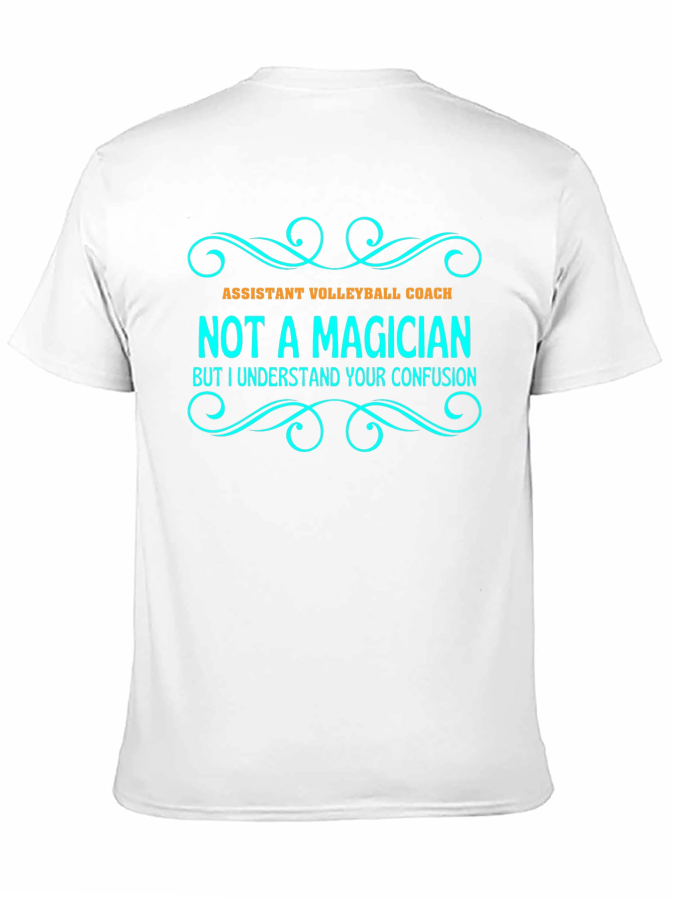 Funny Volleyball Coach T-Shirt - Not a Magician