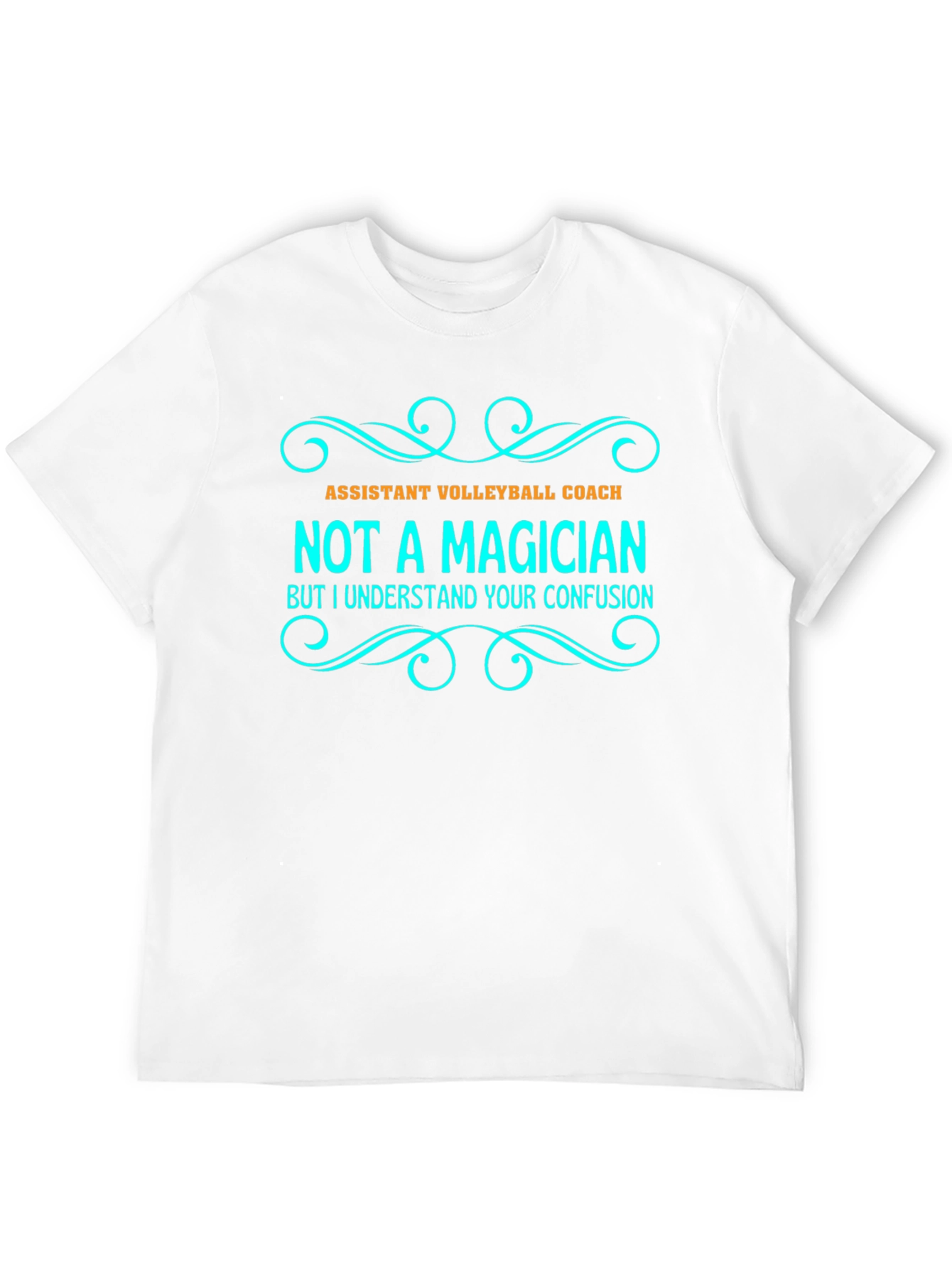 Funny Volleyball Coach T-Shirt - Not a Magician