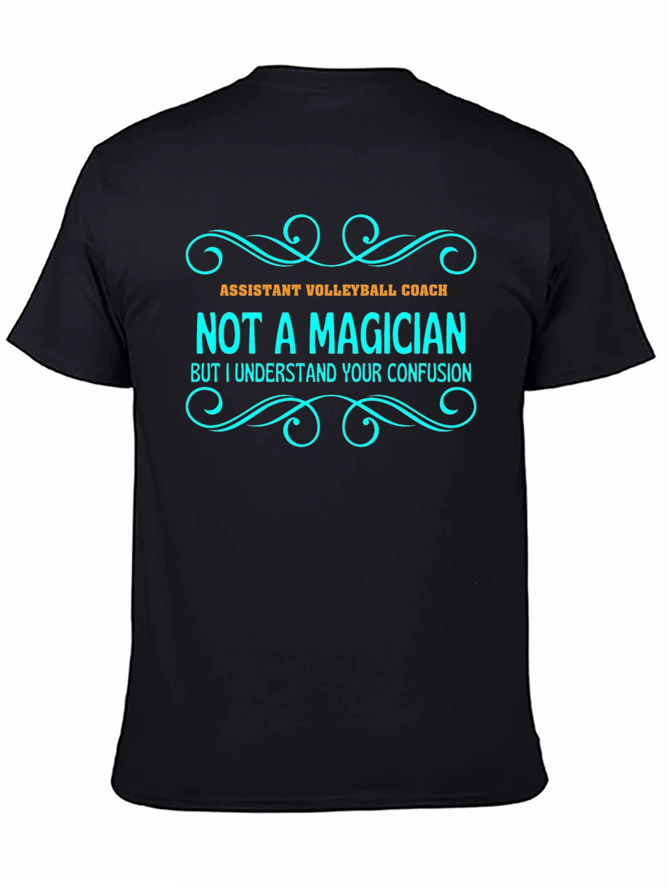 Funny Volleyball Coach T-Shirt - Not a Magician