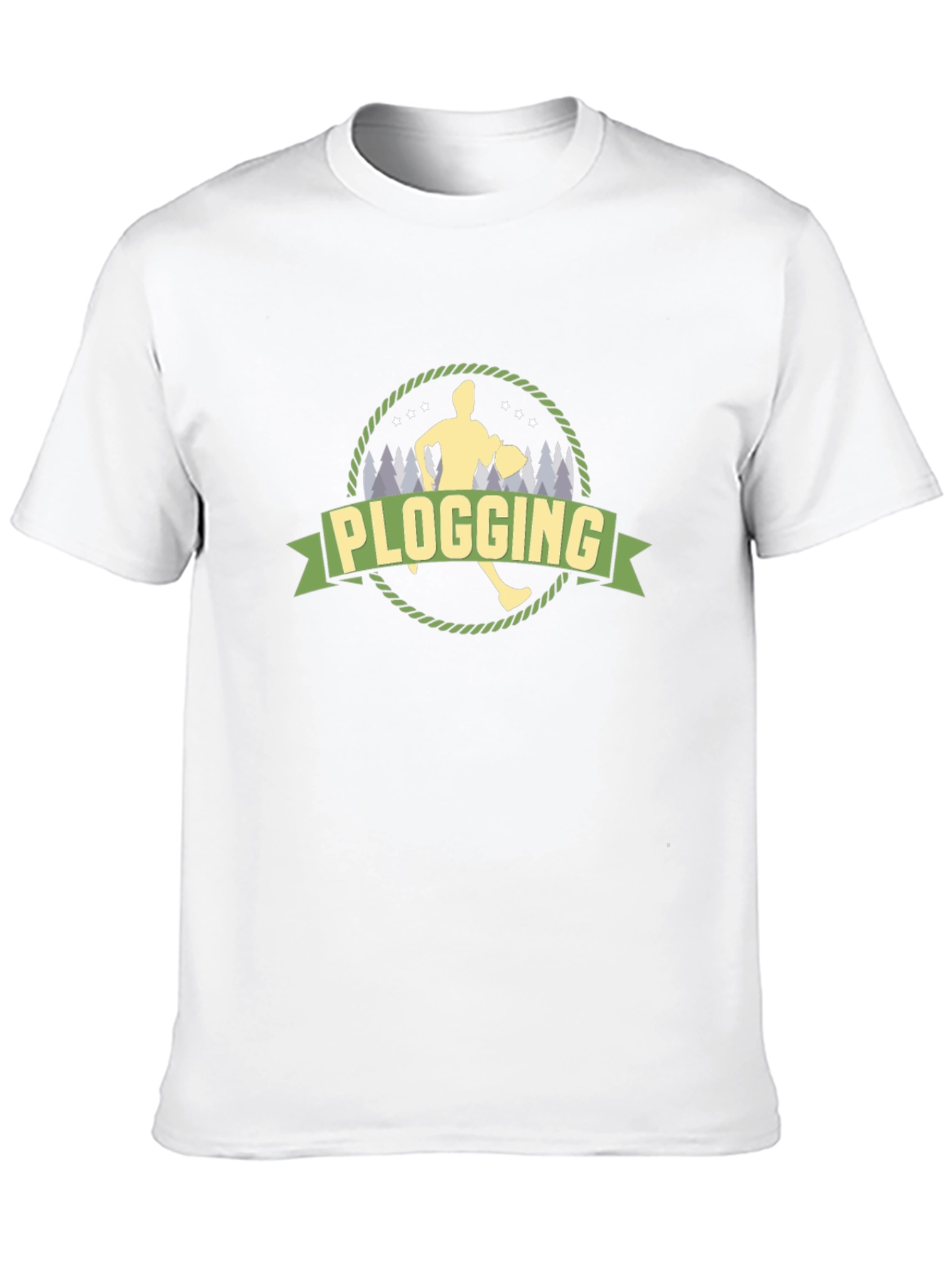 Plogging T-Shirt - Run & Clean Up