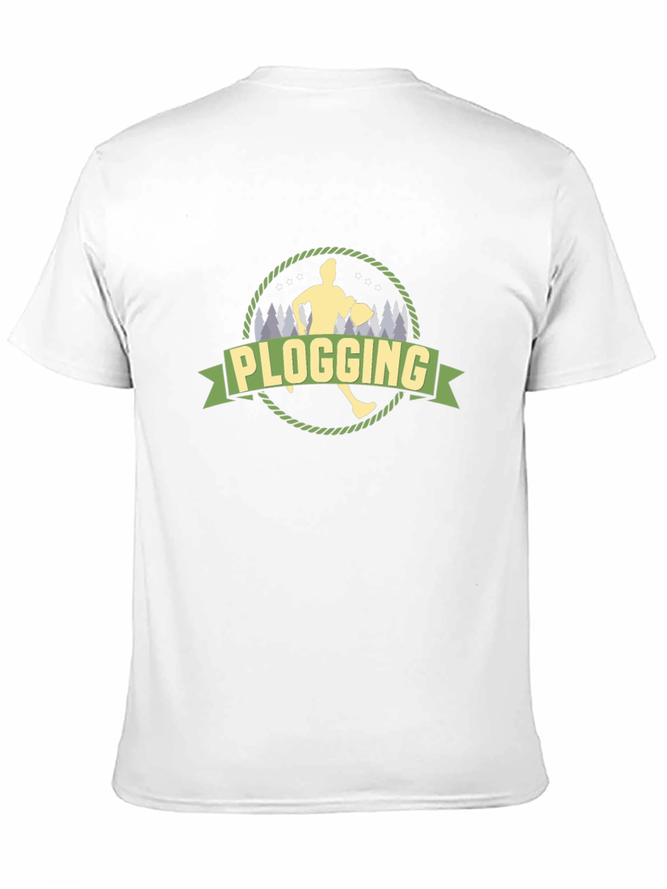 Plogging T-Shirt - Run & Clean Up
