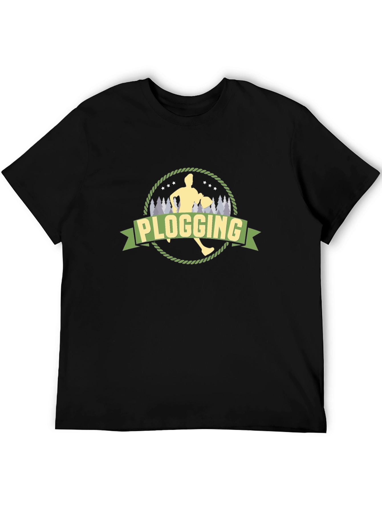 Plogging T-Shirt - Run & Clean Up
