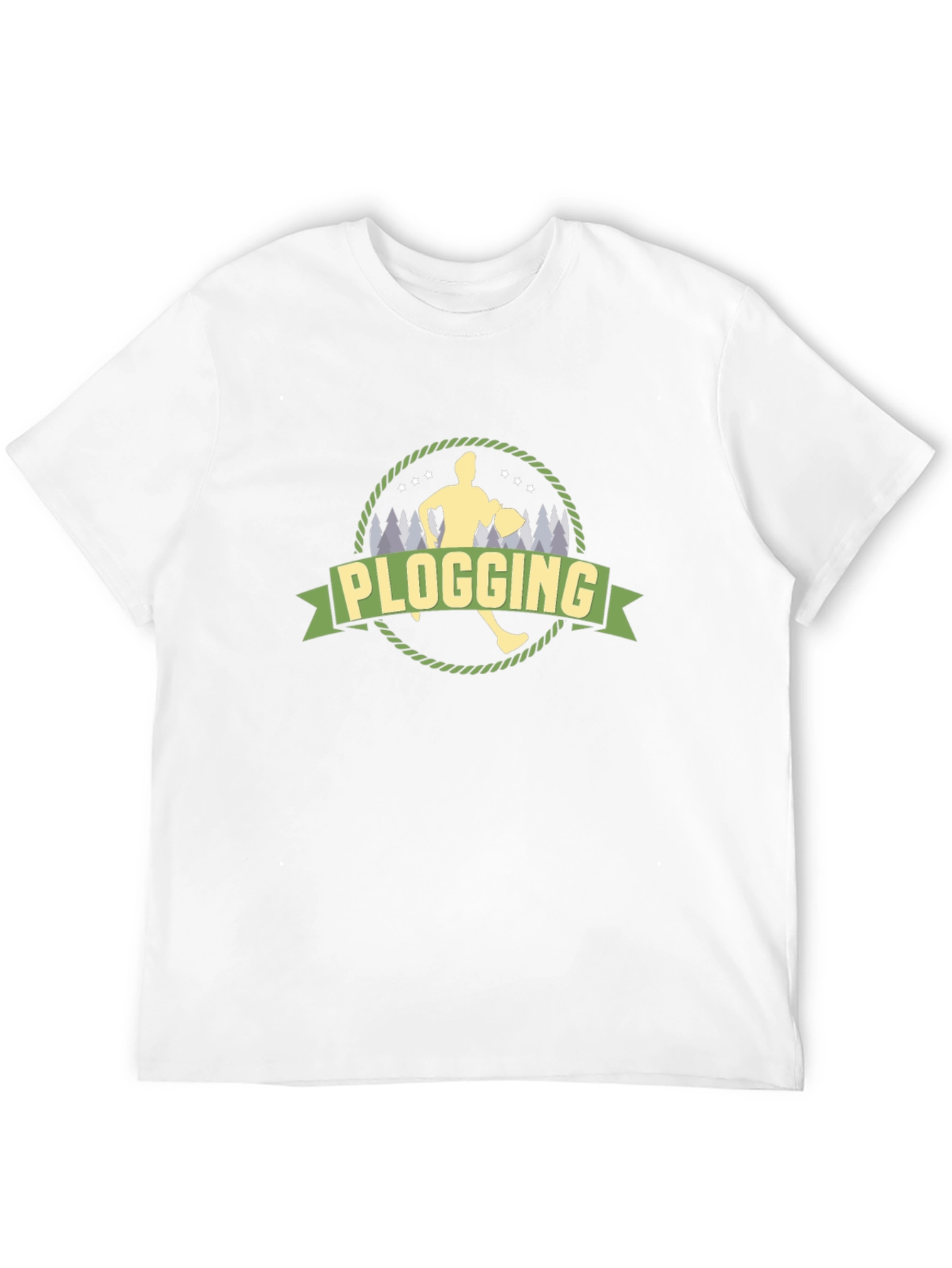 Plogging T-Shirt - Run & Clean Up