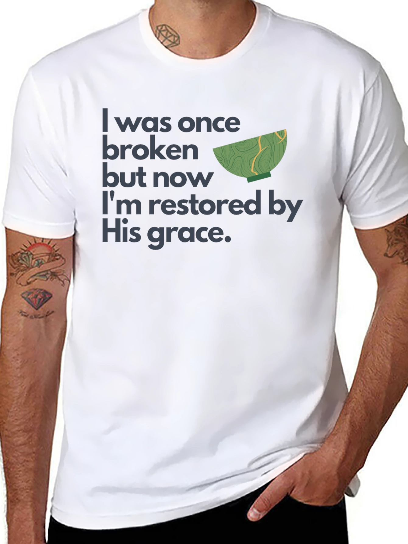 Restored by Grace Graphic Tee