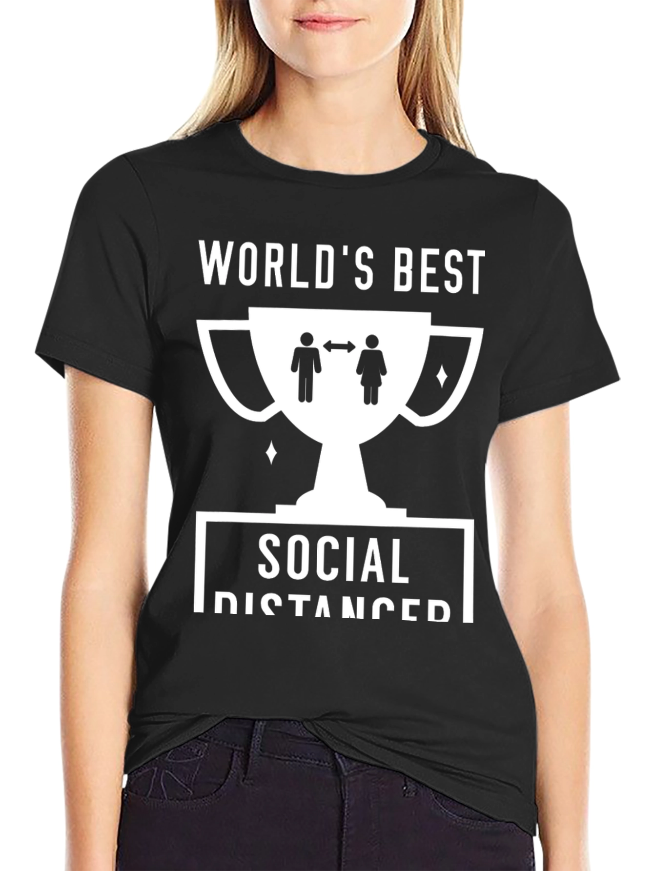 Worlds Best Social Distancer T-Shirt