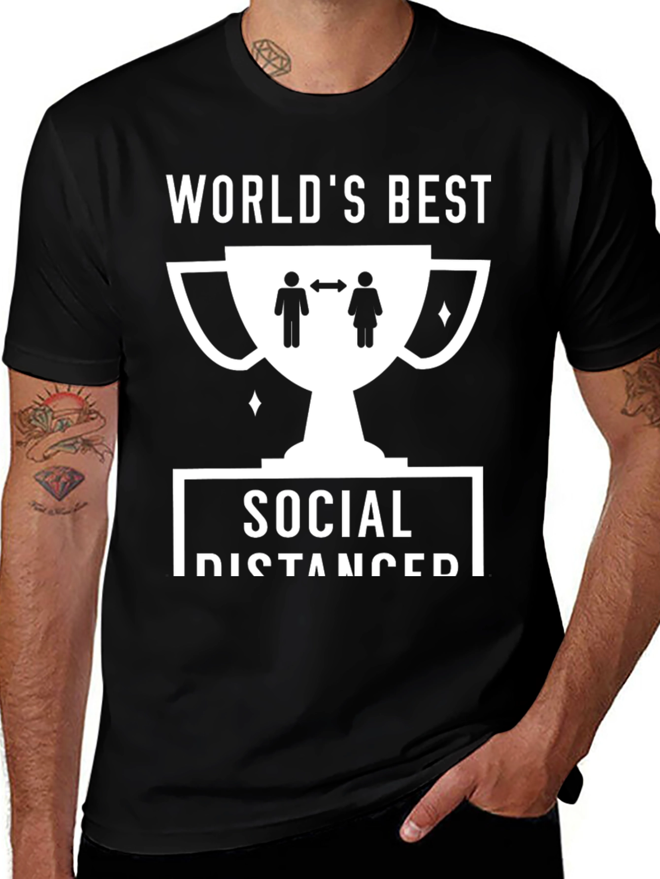 Worlds Best Social Distancer T-Shirt
