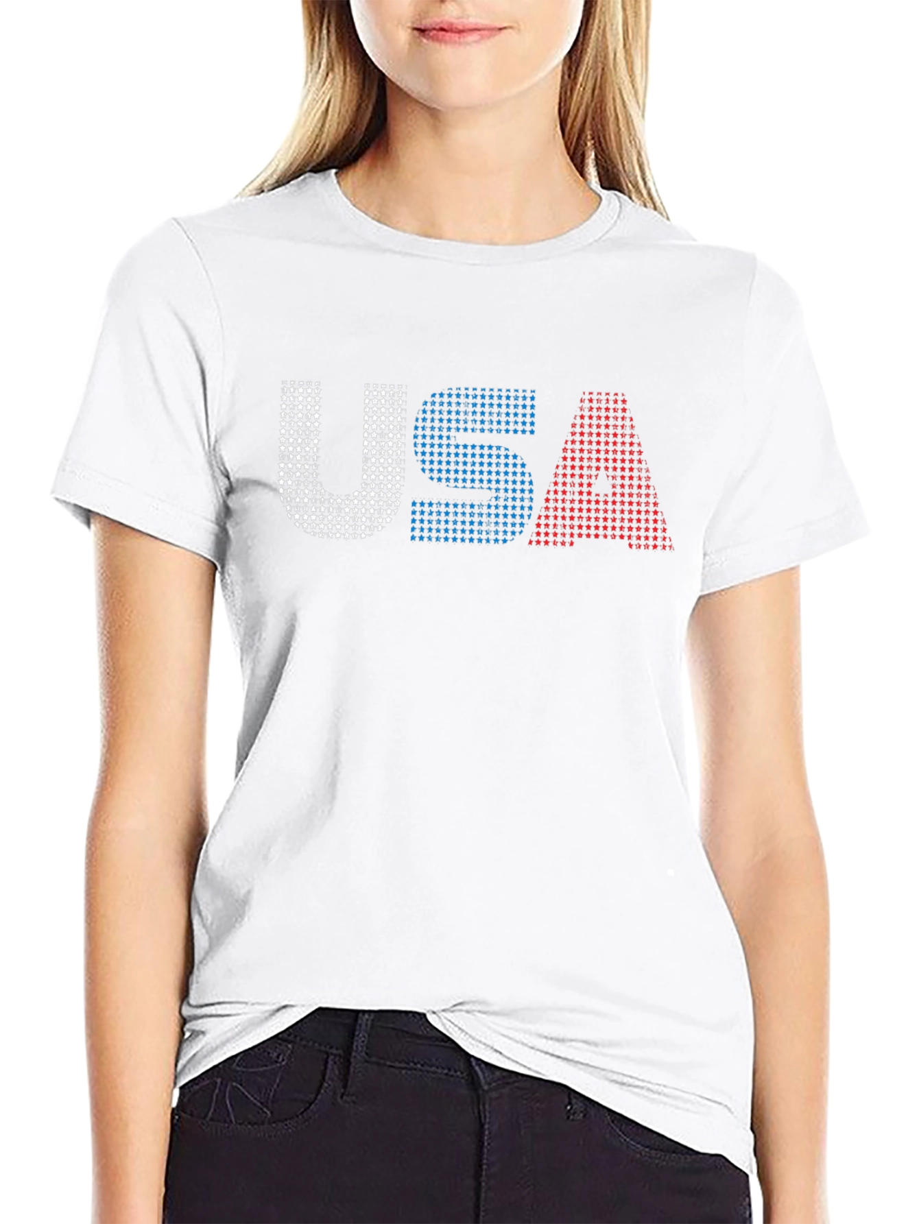 USA Graphic Tee Patriotic American Pride Shirt