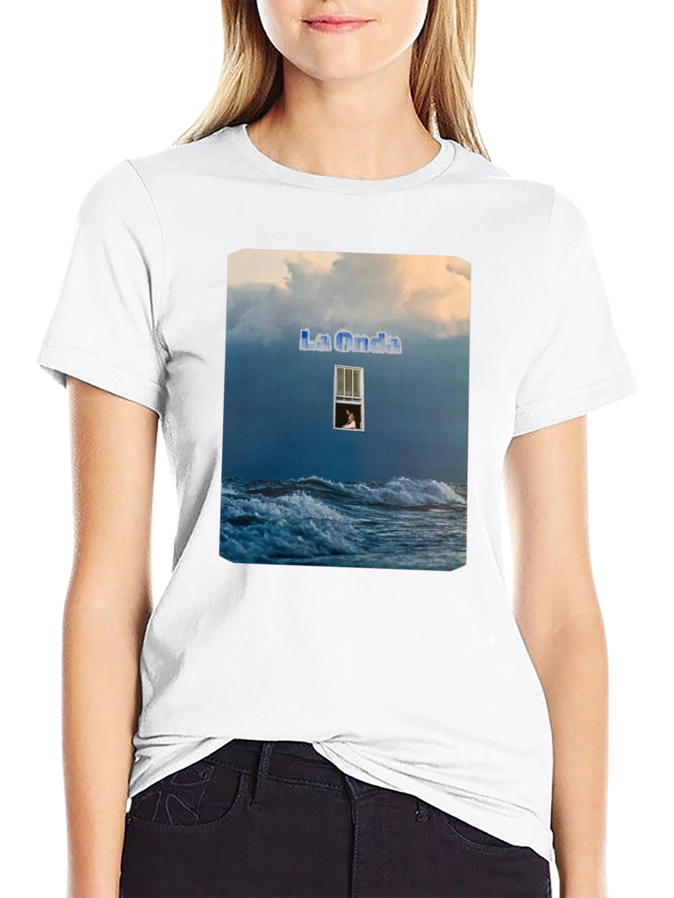 La Onda Wave T-Shirt - Coastal Window Design