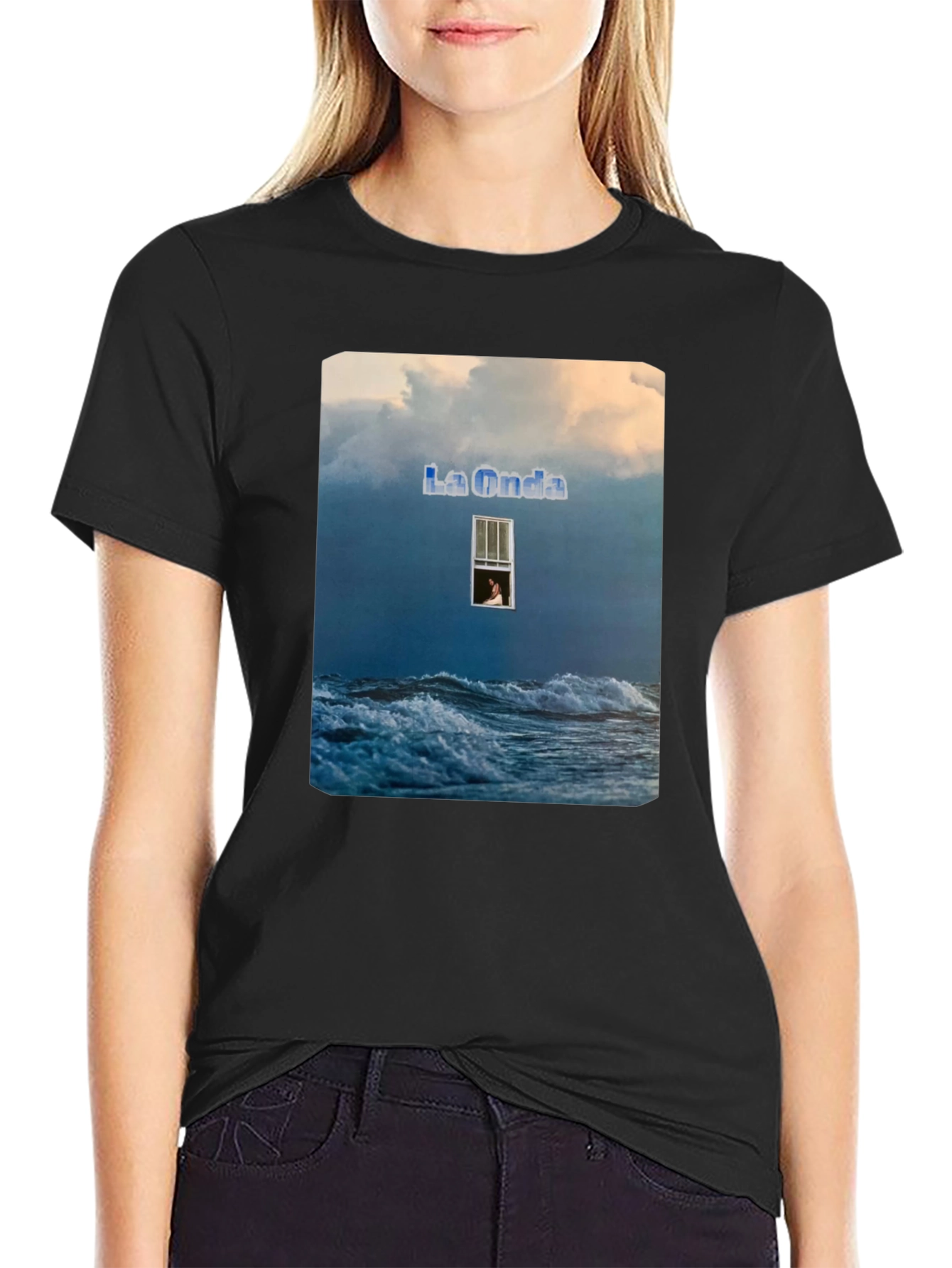 La Onda Wave T-Shirt - Coastal Window Design
